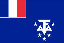 Vlag van Franse Gebieden in de zuidelijke Indische Oceaan