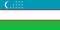 Vlag van Oezbekistan