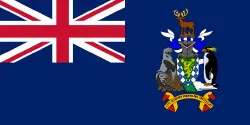Vlag van Zuid-Georgia en Zuidelijke Sandwicheilanden