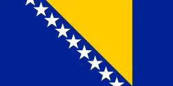 Vlag van Bosnië en Herzegovina