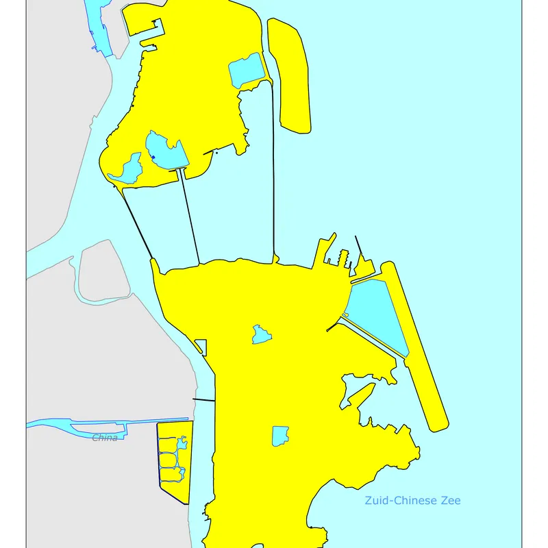 Kaart van Macau SAR van China