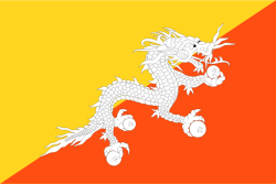 Vlag van Bhutan