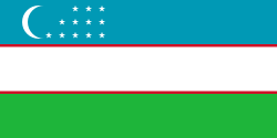 Vlag van Oezbekistan